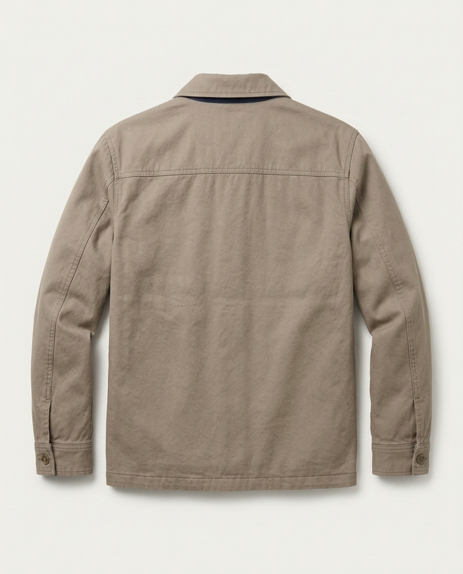 Field Jacket Lined Wayfarer in stone, back view