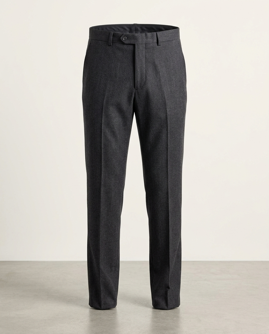 Tailored Trousers Soft Grainline in charcoal, front view
